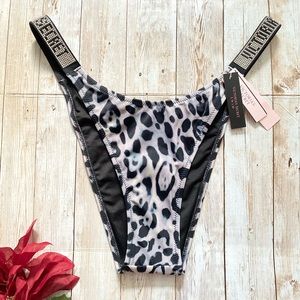 VICTORIA’S SECRET Swim Bottom Shine Strap Brazilian NWT